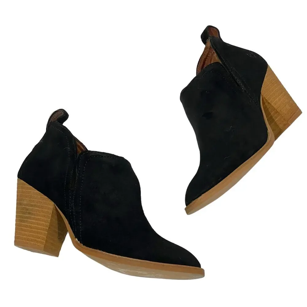 Jeffrey Campbell Rosalee Ankle Booties - Black - 6